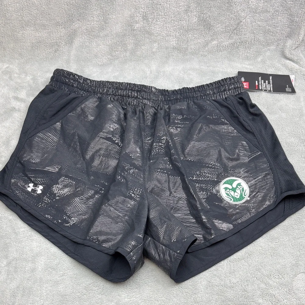Colorado State CMS Rams NWT Under Armour Women's M Athletic Shorts
